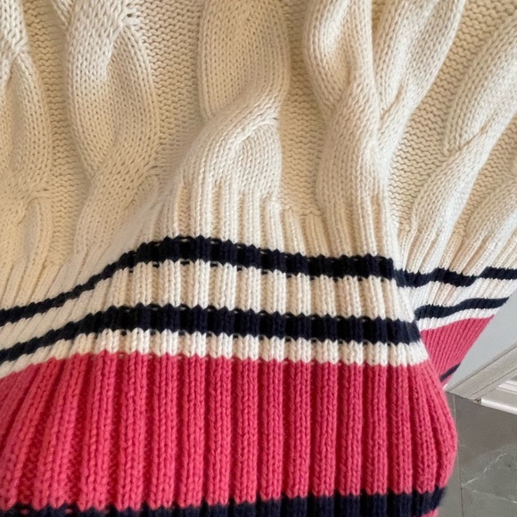 FREE PEOPLE CABLE KNIT SWEATER VEST WITH SIDE TIE DETAIL! S - Picture 9 of 11